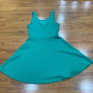 Teal Easter Springtime Mini A Line Dress